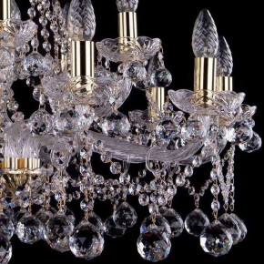 Подвесная люстра Bohemia Ivele Crystal 1413 1413/10+5/300/G/Balls в Троицке - troick.mebel24.online | фото 3