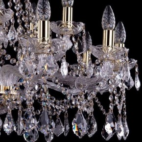 Подвесная люстра Bohemia Ivele Crystal 1413 1413/10+5/300/G/Leafs в Троицке - troick.mebel24.online | фото 2