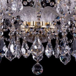 Подвесная люстра Bohemia Ivele Crystal 1413 1413/10+5/300/G/Leafs в Троицке - troick.mebel24.online | фото 3