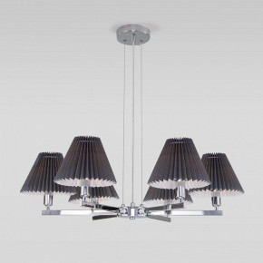 Подвесная люстра Eurosvet Peony 60136/6 хром/графит в Троицке - troick.mebel24.online | фото 2