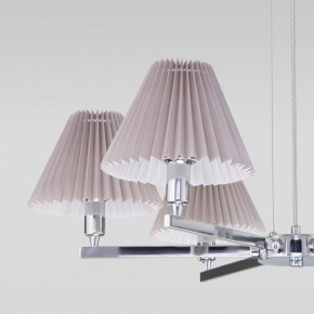 Подвесная люстра Eurosvet Peony 60136/6 хром/серый в Троицке - troick.mebel24.online | фото 6