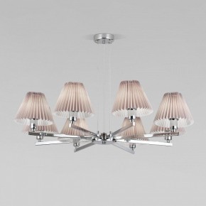 Подвесная люстра Eurosvet Peony 60136/8 хром/серый в Троицке - troick.mebel24.online | фото 2