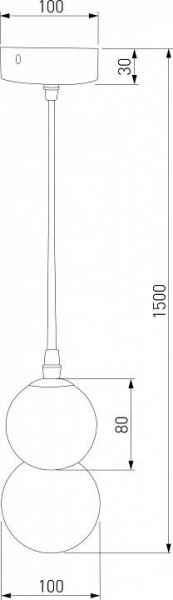 Подвесная люстра Eurosvet Polar 50250/1 LED черный в Троицке - troick.mebel24.online | фото 3
