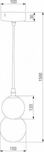 Подвесная люстра Eurosvet Polar 50251/1 LED белый в Троицке - troick.mebel24.online | фото 3