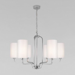 Подвесная люстра Eurosvet Purezza 60128/6 хром в Троицке - troick.mebel24.online | фото 2