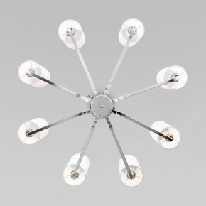 Подвесная люстра Eurosvet Purezza 60128/8 хром в Троицке - troick.mebel24.online | фото 4