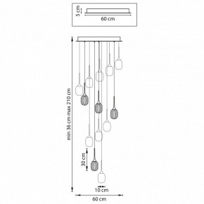 Подвесная люстра Lightstar Acrile 738131 в Троицке - troick.mebel24.online | фото 7