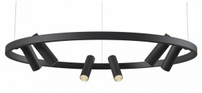Подвесная люстра Maytoni Halo MOD102PL-L42BK в Троицке - troick.mebel24.online | фото