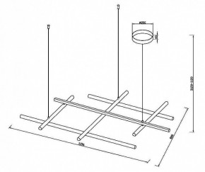 Подвесная люстра Maytoni Radiance MOD278PL-L86G3K в Троицке - troick.mebel24.online | фото 5