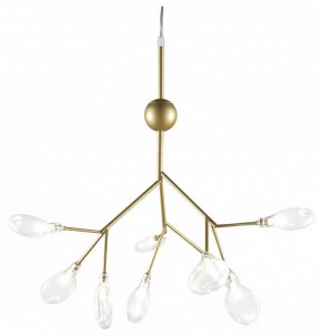 Подвесная люстра Natali Kovaltseva GRACE ll GRACE 75554/9С GOLD SATIN в Троицке - troick.mebel24.online | фото