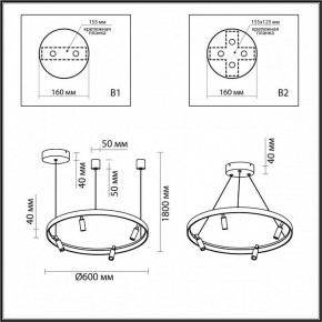 Подвесная люстра Odeon Light Fonda 4317/58L в Троицке - troick.mebel24.online | фото 6