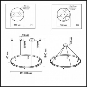 Подвесная люстра Odeon Light Fonda 4317/93L в Троицке - troick.mebel24.online | фото 6