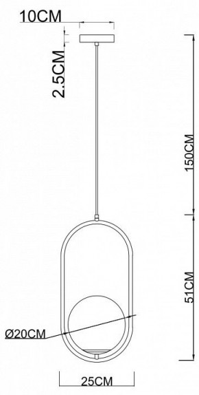 Подвесной светильник Arte Lamp Matisse A7746SP-1AB в Троицке - troick.mebel24.online | фото 3