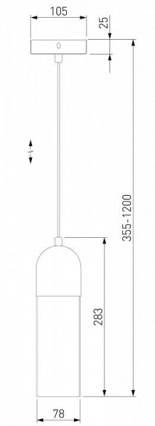 Подвесной светильник Eurosvet Airon 50180/1 янтарный в Троицке - troick.mebel24.online | фото 2