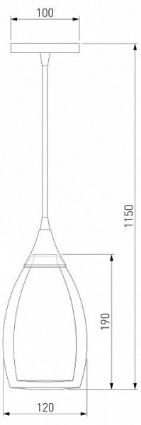 Подвесной светильник Eurosvet Cosmic 50085/1 золото в Троицке - troick.mebel24.online | фото 5