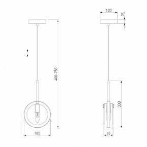 Подвесной светильник Eurosvet Gallo 50121/1 белый в Троицке - troick.mebel24.online | фото 4