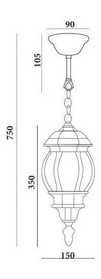 Подвесной светильник Feron 8105 11103 в Троицке - troick.mebel24.online | фото 4