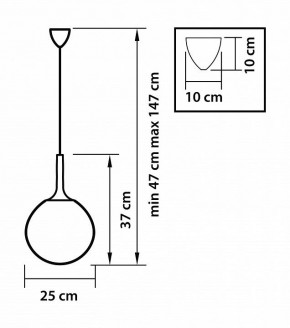 Подвесной светильник Lightstar Globo 813032 в Троицке - troick.mebel24.online | фото 3