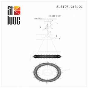 Подвесной светильник ST-Luce Lucchero SL6105.213.01 в Троицке - troick.mebel24.online | фото 6