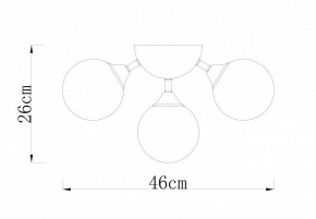 Потолочная люстра Arte Lamp Fobos A2704PL-5SG в Троицке - troick.mebel24.online | фото 3