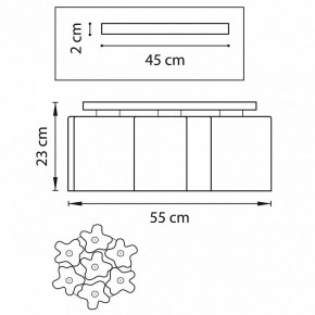 Потолочная люстра Lightstar Nubi 802073 в Троицке - troick.mebel24.online | фото 2