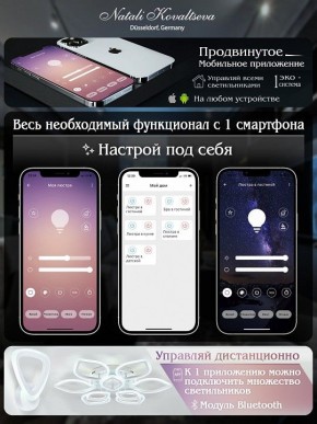 Потолочная люстра Natali Kovaltseva Sand LED LAMPS 81336 в Троицке - troick.mebel24.online | фото 7
