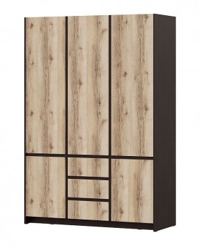 ПРАГА Спальный гарнитур Серия 3 (Дуб Делано/Дуб Венге) в Троицке - troick.mebel24.online | фото 4