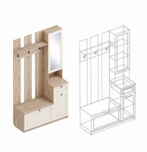 Прихожая Филадельфия (модульная) в Троицке - troick.mebel24.online | фото 3