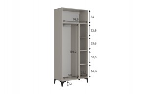 РИЧ Шкаф двухдверный в Троицке - troick.mebel24.online | фото 3