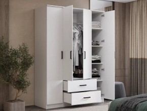 Шкаф 4-х створчатый Титан (белый) в Троицке - troick.mebel24.online | фото 4