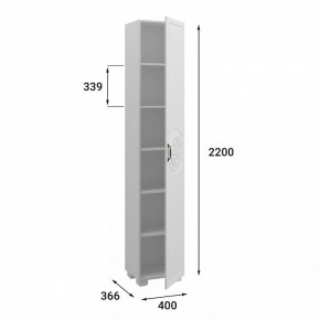 Шкаф для белья Монблан МБ-22К в Троицке - troick.mebel24.online | фото 5
