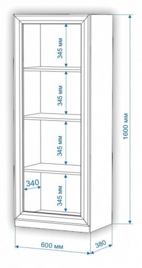 Шкаф для белья Нобиле ВтН-ФГД в Троицке - troick.mebel24.online | фото 2