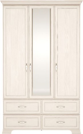 Шкаф для одежды с зеркалом 3-х дв Венеция 1 бодега в Троицке - troick.mebel24.online | фото 1