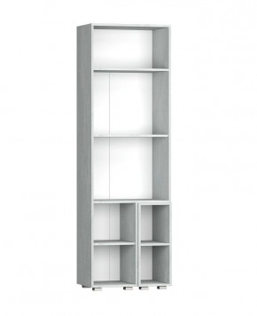 Шкаф Эльза (Бетонный Камень/Белый) в Троицке - troick.mebel24.online | фото 3