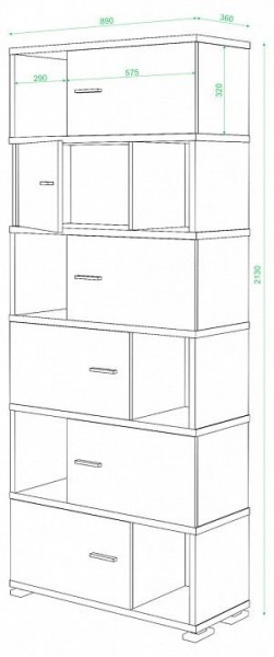 Шкаф комбинированный Домино СБ-30/6 в Троицке - troick.mebel24.online | фото 3