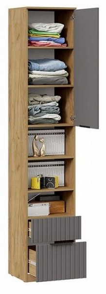 Шкаф комбинированный Хилтон Исп. 2 в Троицке - troick.mebel24.online | фото 5