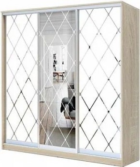 Шкаф-купе ХИТ 22-18-666 РОМБ БОЛЬШОЙ МАТОВЫЙ в Троицке - troick.mebel24.online | фото