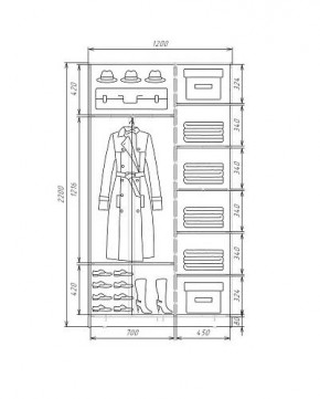 Шкаф-купе ХИТ 22-4-12-55 (420) в Троицке - troick.mebel24.online | фото 5