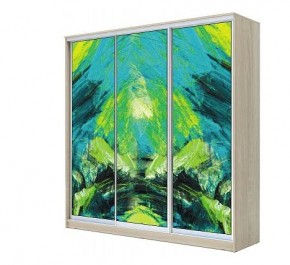 Шкаф-купе ХИТ 22-4-20-777 АБСТРАКЦИЯ №2 в Троицке - troick.mebel24.online | фото