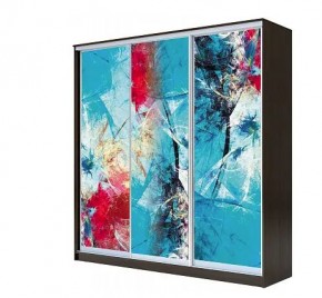 Шкаф-купе ХИТ 22-4-20-777 АБСТРАКЦИЯ №3 в Троицке - troick.mebel24.online | фото