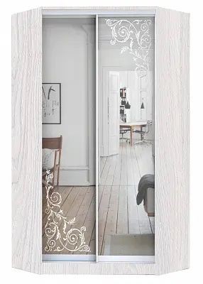 Шкаф-купе ХИТ-У-L-24-64-66 ОРНАМЕНТ в Троицке - troick.mebel24.online | фото