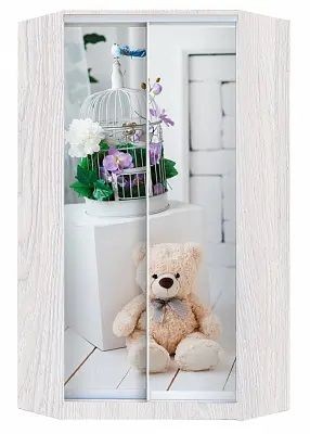 Шкаф-купе ХИТ-У-L-24-64-77 МИШКА В ИНТЕРЬЕРЕ в Троицке - troick.mebel24.online | фото