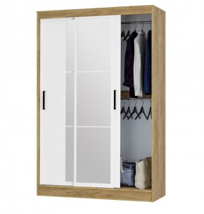 Шкаф-купе Тайм ШКК-03 (крафт/белый) в Троицке - troick.mebel24.online | фото 2