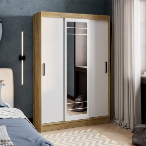 Шкаф-купе Тео ШКК-02 (крафт/белый) в Троицке - troick.mebel24.online | фото 1