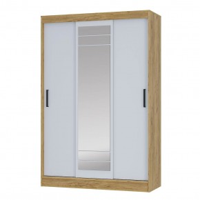 Шкаф-купе Тео ШКК-02 (крафт/белый) в Троицке - troick.mebel24.online | фото 2