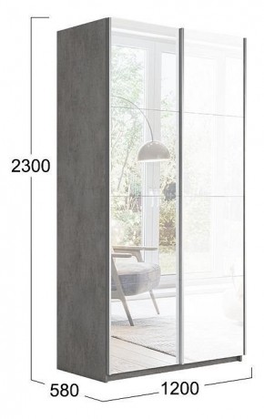 Шкаф-купе Траст СШК 2.120.60-13.15 в Троицке - troick.mebel24.online | фото 3
