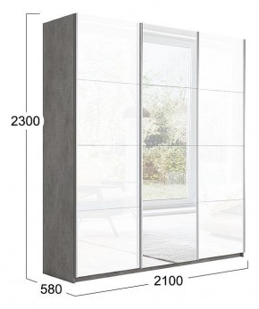 Шкаф-купе Траст СШК 2.210.70-15.13.15 в Троицке - troick.mebel24.online | фото 3