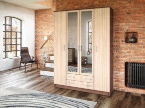 Шкаф Квадро венге/дуб белфорд в Троицке - troick.mebel24.online | фото 4