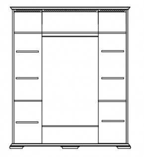 Шкаф Лика с зеркалом (ММ 137-01/04) в Троицке - troick.mebel24.online | фото 4
