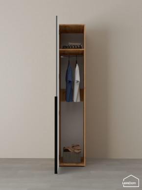 Шкаф Linnea MHR-1 2050х400х510 (ДВ-М 11.1.25) в Троицке - troick.mebel24.online | фото 4